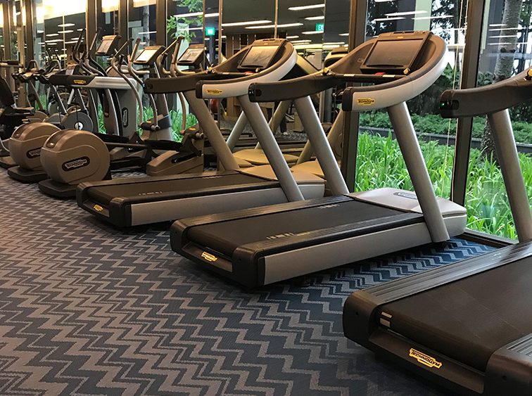 Crowne Plaza, Singapore - Missoni Zigzag Cyan