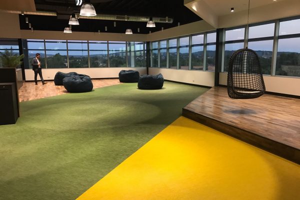 Waterman Business Centre Caribbean Park, VIC, Australia - Ethnic Abisko, Graphic Herringbone Black, Botanci Ivy and Viva (2)